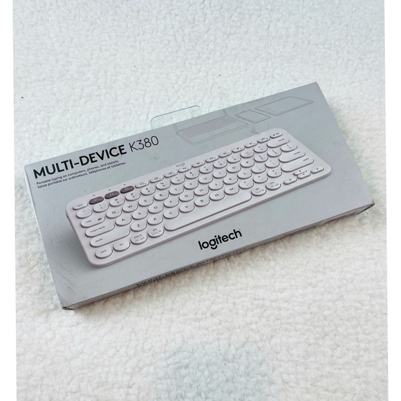 Logitech Other - LOGITECH • K380 White Multi-Device Bluetooth Keyboard